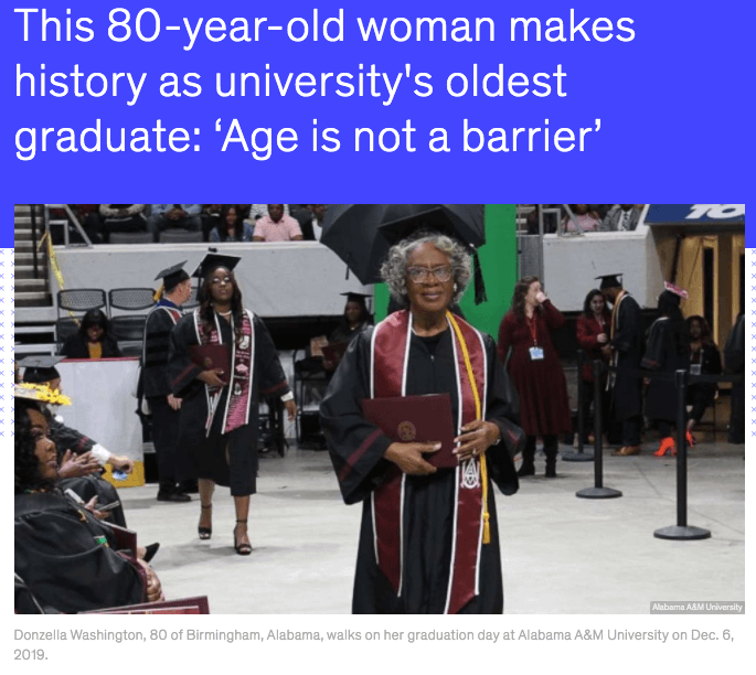 80-year-old woman_Oldest Graduate